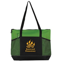 Premium Zippered Custom Tote Bag