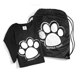 Paw Custom Black T-Shirt Set