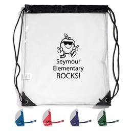 See-Through Drawstring Backpack