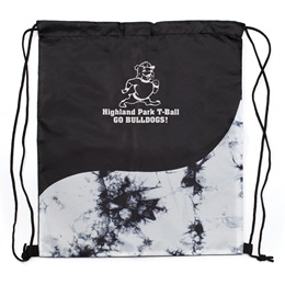 Marble Drawstring Backpack