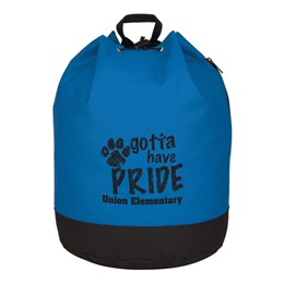 Bucket-Style Drawstring Backpack