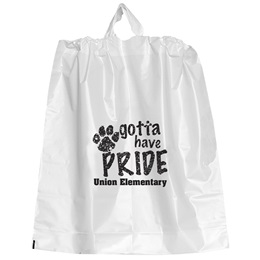 Plastic Custom Drawstring Bag