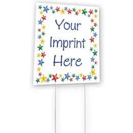 Square Yard Sign