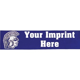 Custom Rectangle Bumper Sticker - 3 3/4" x 15"