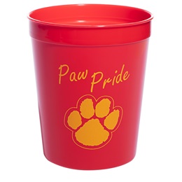 Red and Gold Paw Pride Stadium Cup