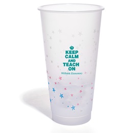 Frosted Custom Tumbler with Mood Stars