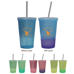 Mood Tumbler With Lid and Straw
