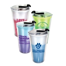 Victory Color-changing Custom Tumbler with Flip Top Lid