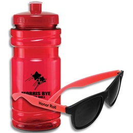 Sport Bottle and Sunglasses Set