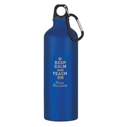 Custom Appreciation Water Bottle With Carabiner