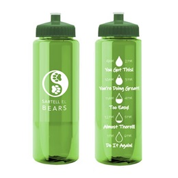 Water Measurement Bottle - Droplets