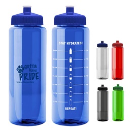 Water Measurement Custom Bottle - Stay Hydrated