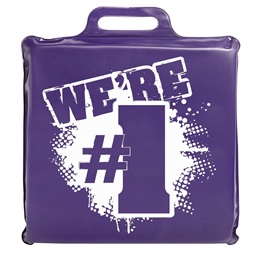 "We're #1" Seat Cushion - Purple