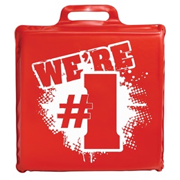 "We're #1" Seat Cushion - Red