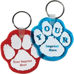 Custom Paw Shaped Key Chain