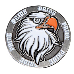 Eagle Pride Mascot Pin