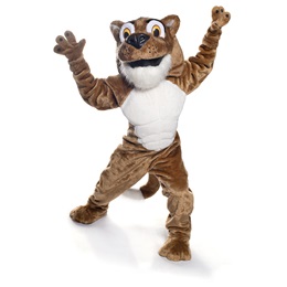 Friendly Cougar Mascot Costume