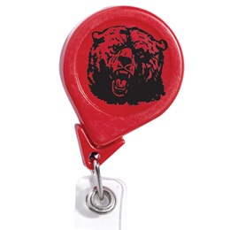 Round Custom Badge Reel - Solid Color