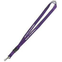 Personalized Premium Neck Strap With Breakaway Buckle and Swivel Snap