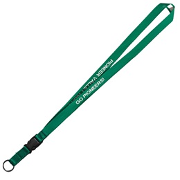 Premium Custom Lanyard with Breakaway Buckle and Split Ring