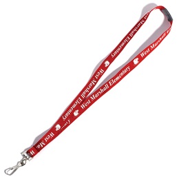 Neck Strap With Breakaway Buckle and Split Ring