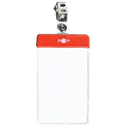 Blank Vertical ID Holder with Clip