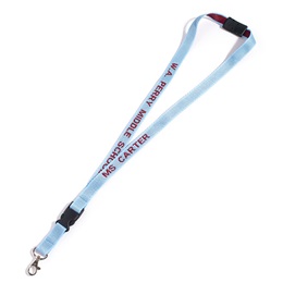 Personalized Lanyard with Lobster Claw and Take-Apart Buckle