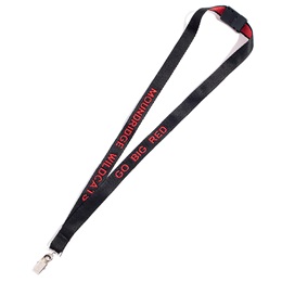 Personalized Neck Strap with Bulldog Clip