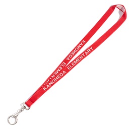 Custom 15 in. Lanyard with Quick Release & Swivel Snap