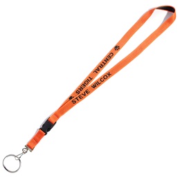 Personalized Neck Strap With Swivel Snap and Take-Apart Buckle