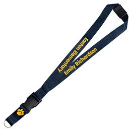 Personalized Mascot Lanyard