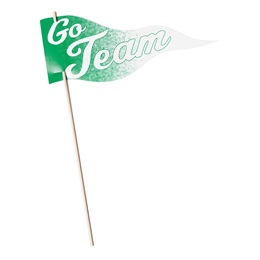 Stock Wavy Pennants, 18/pkg