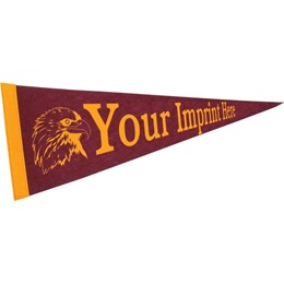 Custom Felt Pennant, 8 in. x 18 in.