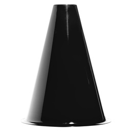 Blank 8" Black Megaphone