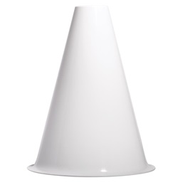 Blank 8" White Megaphone