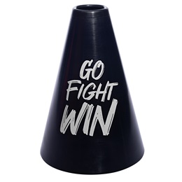Go Fight Win Megaphone - Black/White