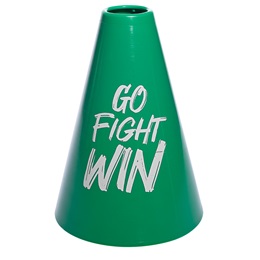 Go Fight Win Megaphone - Green/White