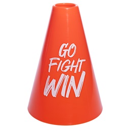 Go Fight Win Megaphone - Orange/White