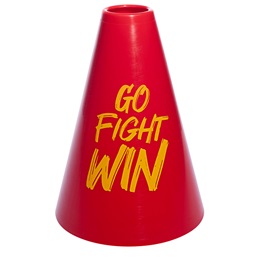 Go Fight Win Megaphone - Red/Gold