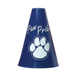 Paw Pride Megaphone - Blue/White