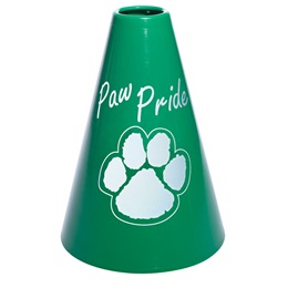 Paw Pride Megaphone - Green/White