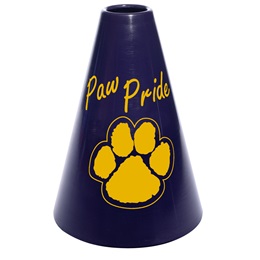 Purple/Gold Paw Pride Megaphone