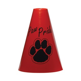 Paw Pride Megaphone - Red/Black