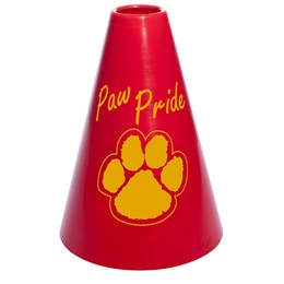 Red/Gold Paw Pride Megaphone