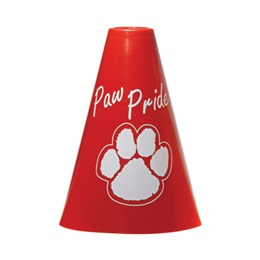 Paw Pride Megaphone - Red/White