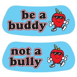 Anti-Bully Eye Black - Be a Buddy Apple