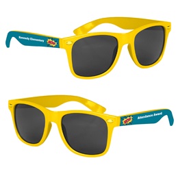 Full-color Custom Malibu Sunglasses - Attendance Award