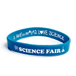 Custom Double Sided Wristband - Royal Blue