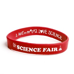 Custom Double Sided Wristband - Red