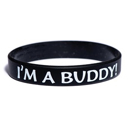 I'm A Buddy! Silicone Wristband